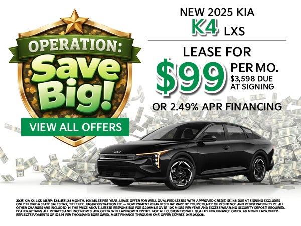 NEW 2025 KIA K4 LXS